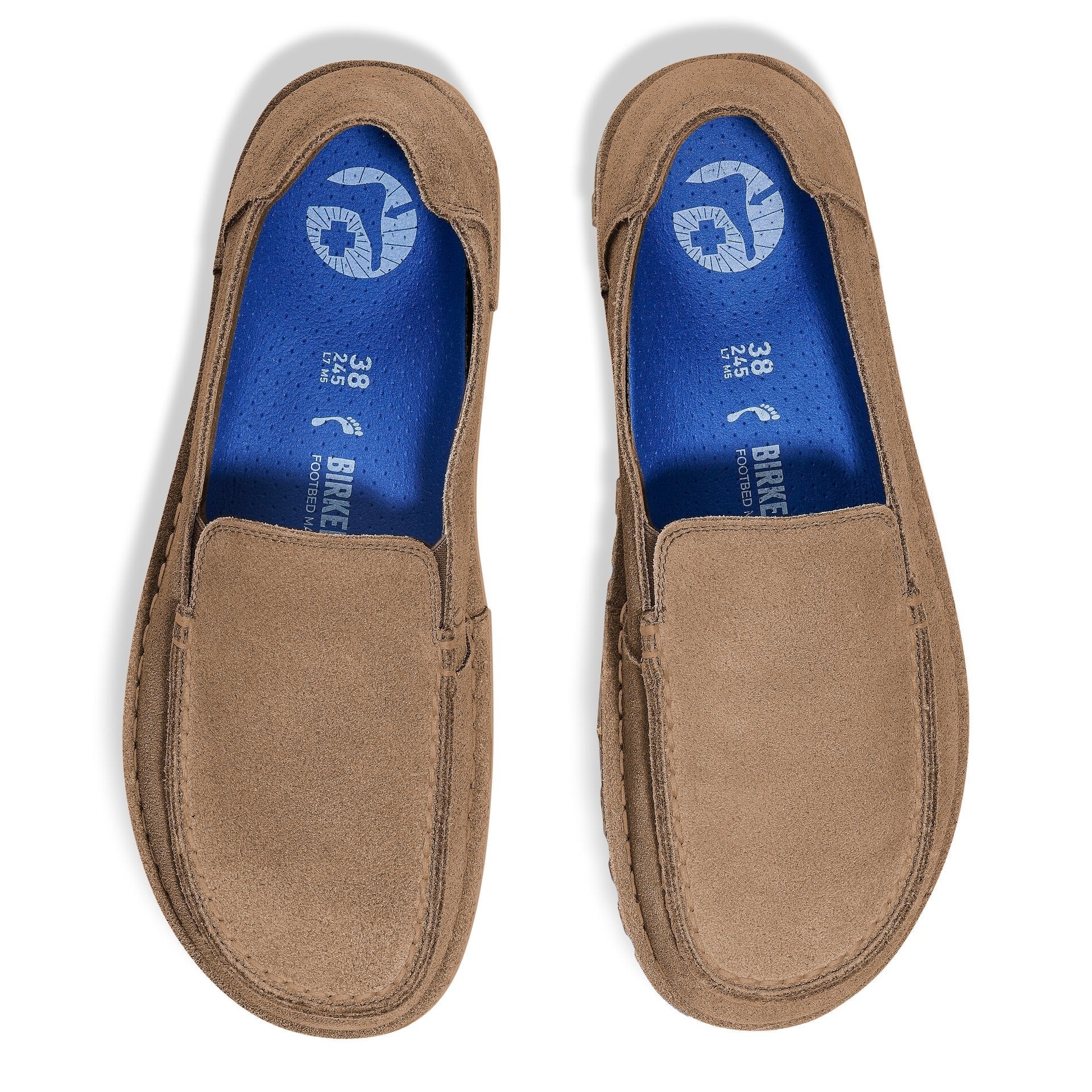 Utti Slip On Leve ruskind loafers - Gray Taupe